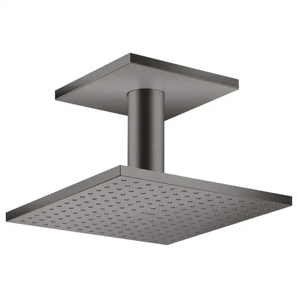 Верхний душ Axor ShowerSolutions 250 х 250 мм (цвет - матовый чёрный хром) (35308340) фото 1 Aquada.com.ua Верхний душ Axor ShowerSolutions 250 х 250 мм (цвет - матовый чёрный хром) (35308340) фото 1 Aquada.com.ua