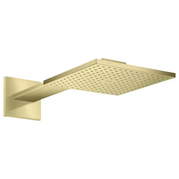 Верхний душ 250 х 250 мм Axor ShowerSolutions (цвет - матовый латунь), 2 вида струи (35310950) фото 1 Aquada.com.ua Верхний душ 250 х 250 мм Axor ShowerSolutions (цвет - матовый латунь), 2 вида струи (35310950) фото 1 Aquada.com.ua