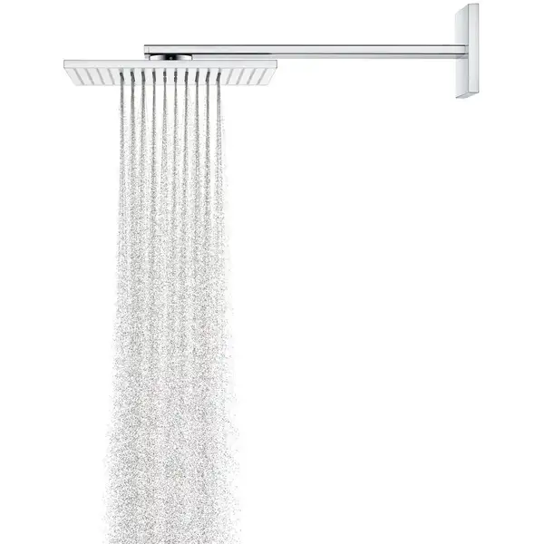 Верхній душ з тримачем Axor ShowerSolutions 300х300 2jet, хром (35318000) Верхній душ з тримачем Axor ShowerSolutions 300х300 2jet, хром (35318000)