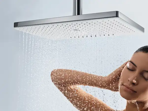 Верхний душ Hansgrohe Rainmaker Select EcoSmart 460 1jet (цвет - хром/белый) (24012400) фото 2 Aquada.com.ua Верхний душ Hansgrohe Rainmaker Select EcoSmart 460 1jet (цвет - хром/белый) (24012400) фото 2 Aquada.com.ua