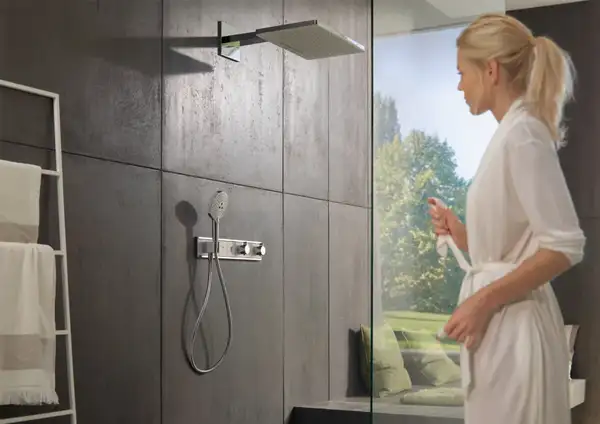 Верхний душ Hansgrohe Rainmaker Select EcoSmar 460 3jet (цвет - хром/белый) (24017400) фото 3 Aquada.com.ua Верхний душ Hansgrohe Rainmaker Select EcoSmar 460 3jet (цвет - хром/белый) (24017400) фото 3 Aquada.com.ua