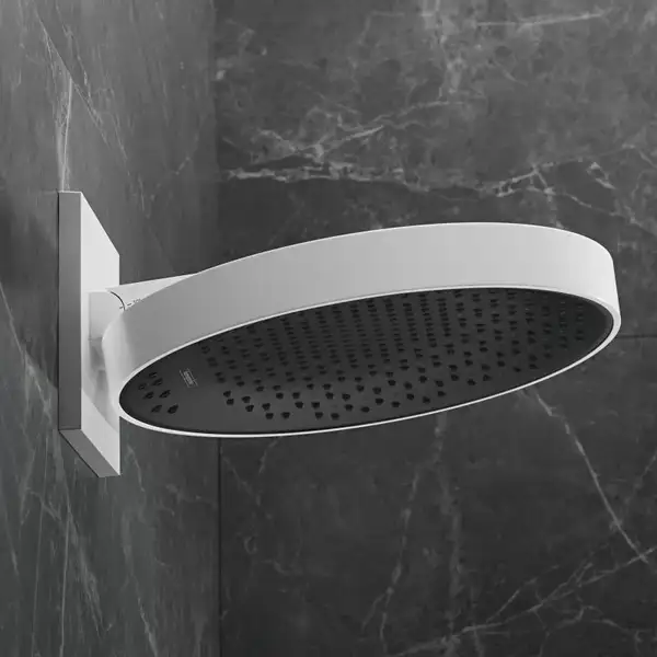 HANSGROHE Верхний душ 360 3jet с настенным держателем, матовый белый Rainfinity (26234700) фото 3 Aquada.com.ua HANSGROHE Верхний душ 360 3jet с настенным держателем, матовый белый Rainfinity (26234700) фото 3 Aquada.com.ua
