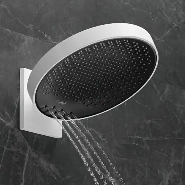 HANSGROHE Верхний душ 360 3jet с настенным держателем, матовый белый Rainfinity (26234700) фото 4 Aquada.com.ua HANSGROHE Верхний душ 360 3jet с настенным держателем, матовый белый Rainfinity (26234700) фото 4 Aquada.com.ua
