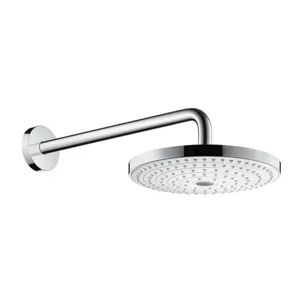 Верхний душ с держателем Hansgrohe Raindance Select S 2jet Ø 240 мм (цвет - хром/белый) (26466400) фото 1 Aquada.com.ua Верхний душ с держателем Hansgrohe Raindance Select S 2jet Ø 240 мм (цвет - хром/белый) (26466400) фото 1 Aquada.com.ua