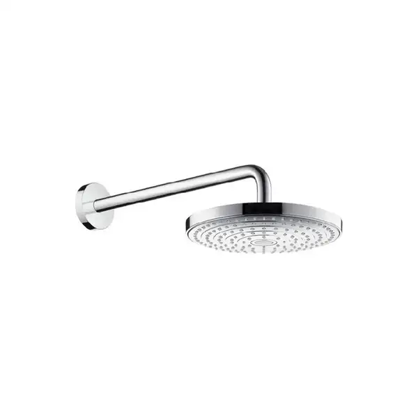 Верхний душ с держателем Hansgrohe Raindance Select S Ø 240 мм (цвет - хром), EcoSmart 9 л/мин (26470000) фото 1 Aquada.com.ua