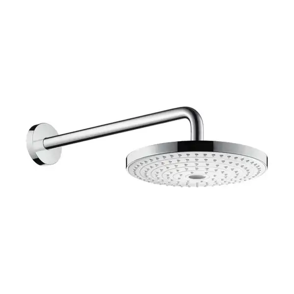 Верхний душ с держателем Hansgrohe Raindance Select S Ø 240 мм (цвет - хром/белый), EcoSmart 9 л/мин (26470400) фото 1 Aquada.com.ua Верхний душ с держателем Hansgrohe Raindance Select S Ø 240 мм (цвет - хром/белый), EcoSmart 9 л/мин (26470400) фото 1 Aquada.com.ua