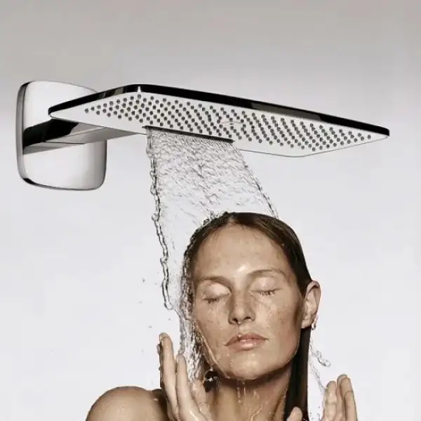 Верхний душ (тропический душ) Hansgrohe Raindance E 420 AIR 2jet 430х220 мм (27373000) фото 3 Aquada.com.ua Верхний душ (тропический душ) Hansgrohe Raindance E 420 AIR 2jet 430х220 мм (27373000) фото 3 Aquada.com.ua