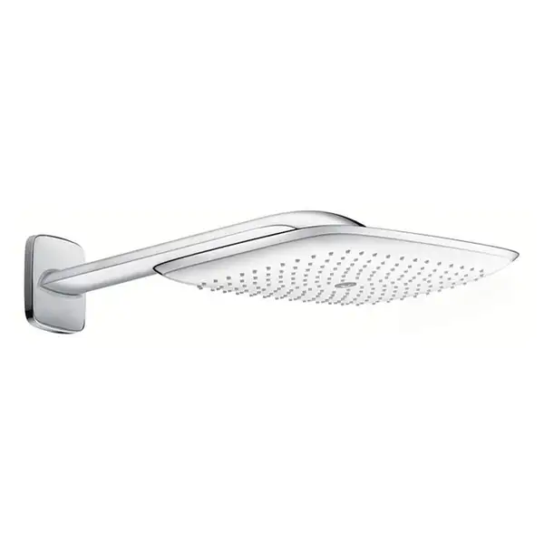 Верхній душ Hansgrohe PuraVida Overhead shower 400 1jet з власником зі стіни, хром (27437000) Верхній душ Hansgrohe PuraVida Overhead shower 400 1jet з власником зі стіни, хром (27437000)