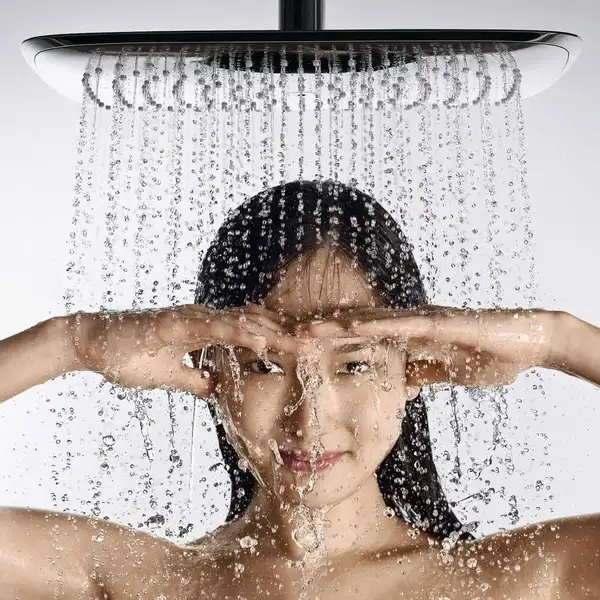 Верхній душ Hansgrohe PuraVida Overhead shower 400 1jet з власником зі стіни, хром (27437000) Верхній душ Hansgrohe PuraVida Overhead shower 400 1jet з власником зі стіни, хром (27437000)