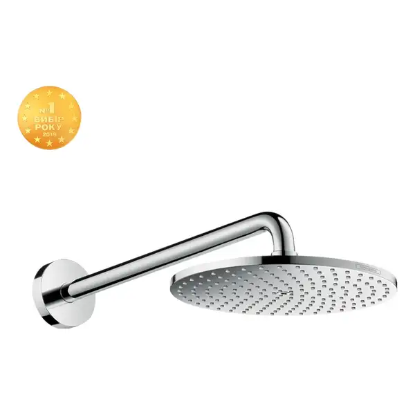HANSGROHE Верхний душ S 240 1 jet, с держателем, PowderRain, хром Raindance S (27607000) фото 1 Aquada.com.ua HANSGROHE Верхний душ S 240 1 jet, с держателем, PowderRain, хром Raindance S (27607000) фото 1 Aquada.com.ua