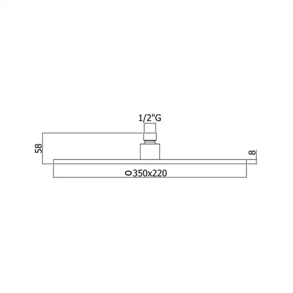 Верхний душ Paffoni BERRY KIN 350 х 220 х h8 мм (ZSOF080CR) фото 2 Aquada.com.ua Верхний душ Paffoni BERRY KIN 350 х 220 х h8 мм (ZSOF080CR) фото 2 Aquada.com.ua
