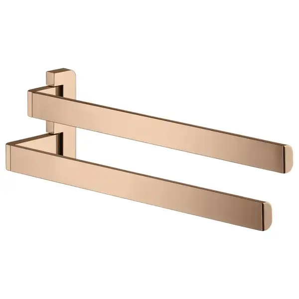 Двойной полотенцедержатель 409 мм Axor Universal Accessories, полированное красное золото (42821300) фото 1 Aquada.com.ua Двойной полотенцедержатель 409 мм Axor Universal Accessories, полированное красное золото (42821300) фото 1 Aquada.com.ua
