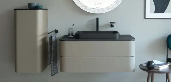 Полотенцедержатель двойной 465 мм Duravit Starck T, чёрный матовый (0099414600) фото 2 Aquada.com.ua