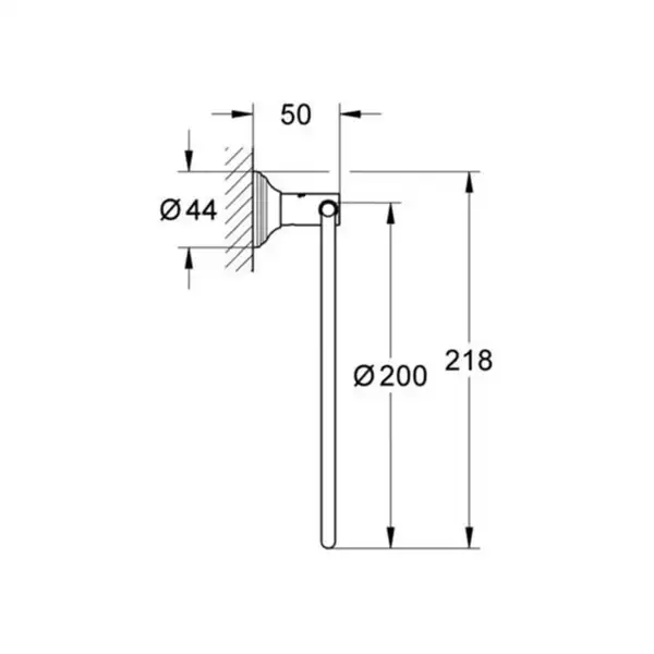 Кільце для рушника Grohe Essentials Authentic (40655001)