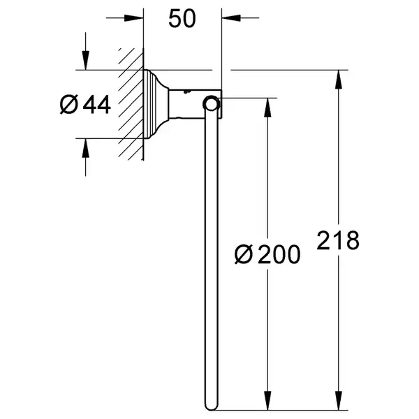 Кільце для рушника Grohe Essentials Authentic (40655001)