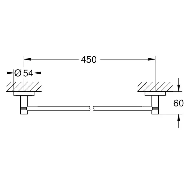 Тримач для рушників Grohe Essentials New (40688001)