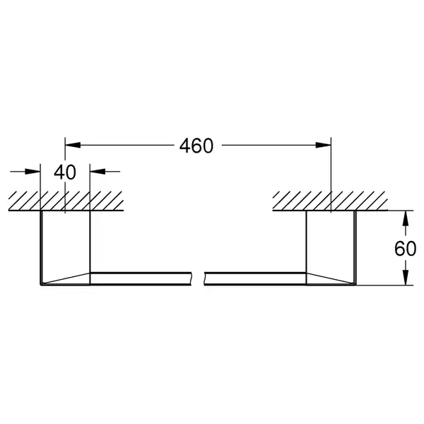 Тримач для рушників Grohe Selection Cube (40767000)