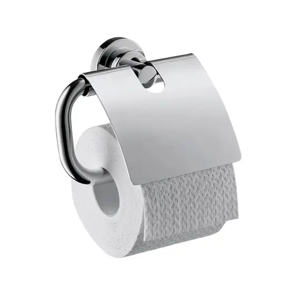Бумагодержатель с крышкой Axor Uno (цвет - хром) (41738000) фото 1 Aquada.com.ua Бумагодержатель с крышкой Axor Uno (цвет - хром) (41738000) фото 1 Aquada.com.ua