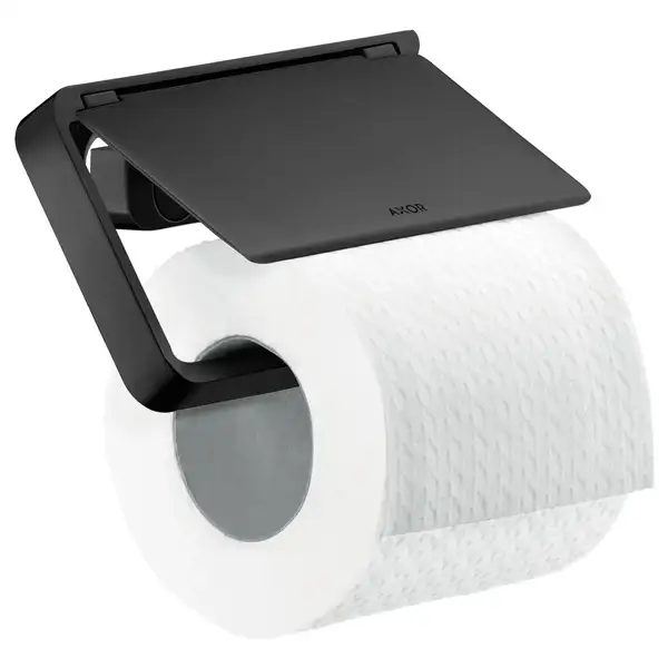 Бумагодержатель с крышкой Axor Universal Accessories (цвет - satin black) (42836350) фото 1 Aquada.com.ua Бумагодержатель с крышкой Axor Universal Accessories (цвет - satin black) (42836350) фото 1 Aquada.com.ua