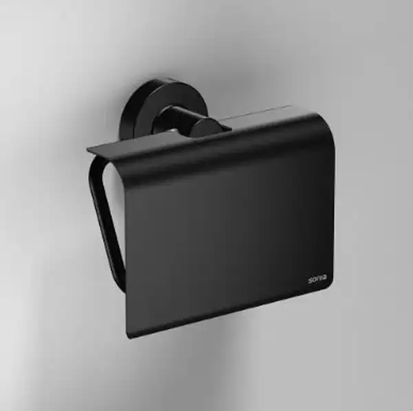 Тримач туалетного паперу Sonia Tecnoproject Black (166282) Тримач туалетного паперу Sonia Tecnoproject Black (166282)
