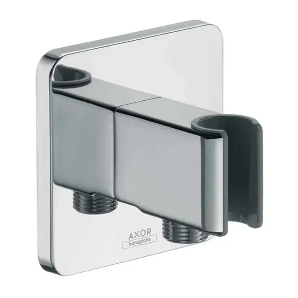 Шланговое подсоединение с держателем Axor Urquiola (цвет - хром) (11626000) фото 1 Aquada.com.ua