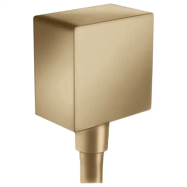 Шланговое подсоединение Hansgrohe FixFit (цвет - матовая бронза) (26455140) фото 1 Aquada.com.ua