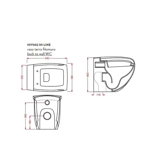 ARTCERAM Унитаз напольный ArtCeram Hi-Line белый глянец c сиденьем Soft Close (HIV002 01; 00 + HIA001 01; 71) фото 4 Aquada.com.ua