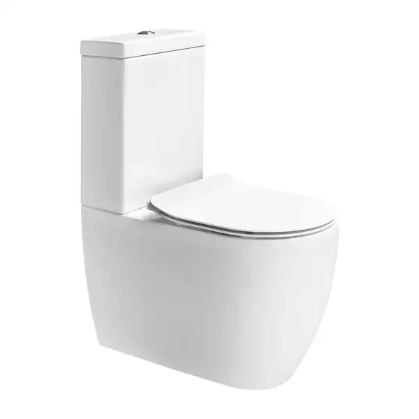 Унитаз напольный с бачком AXA Glomp, с сиденьем Soft Close (0201301+0205101+319101+BA009) фото 1 Aquada.com.ua