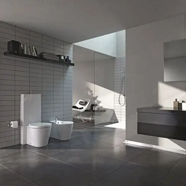 Унитаз комбинированный Duravit Starck 1 с бачком, вертикальный смыв (0233090064+8727100005) фото 2 Aquada.com.ua