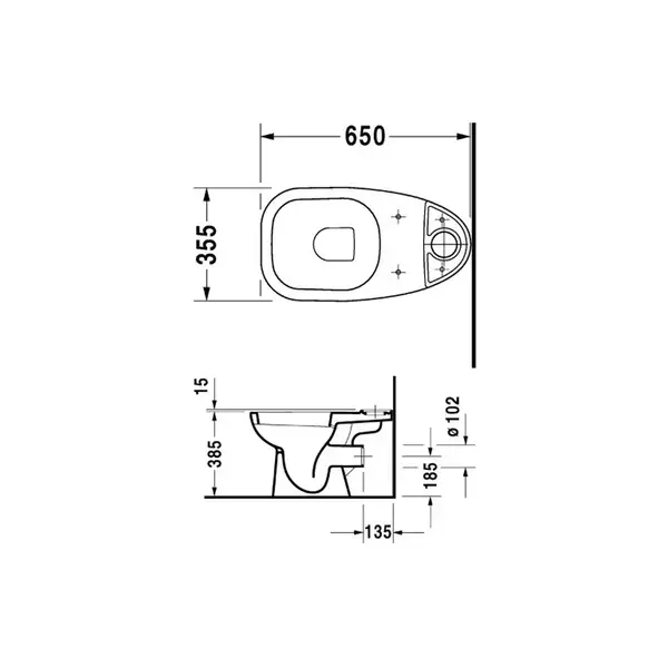 Унитаз с бачком Duravit D-code (с сиденьем SoftClose) (21110900002+0927100004+0067390000) фото 2 Aquada.com.ua Унитаз с бачком Duravit D-code (с сиденьем SoftClose) (21110900002+0927100004+0067390000) фото 2 Aquada.com.ua