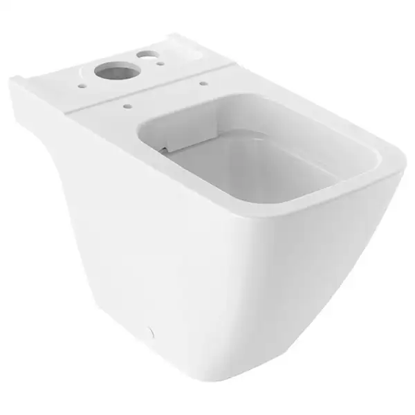 Унитаз-компакт Rimfree (безободковий) с бачком Geberit Icon Square, с сиденьем Soft Close (200930000+228960000+571910000) фото 2 Aquada.com.ua