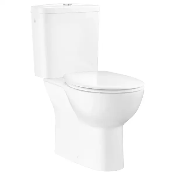 Унитаз наполный Grohe Bau Ceramic, безоободковый с сиденьем Soft Close и бачком (39346000) фото 1 Aquada.com.ua Унитаз наполный Grohe Bau Ceramic, безоободковый с сиденьем Soft Close и бачком (39346000) фото 1 Aquada.com.ua