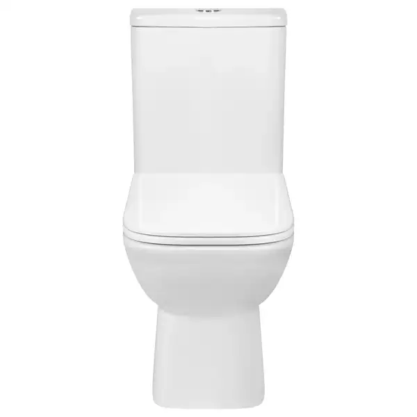 Унітаз-компакт Qtap Aries безобідковий з сідінням Soft-close QT03222171ARW Унітаз-компакт Qtap Aries безобідковий з сідінням Soft-close QT03222171ARW