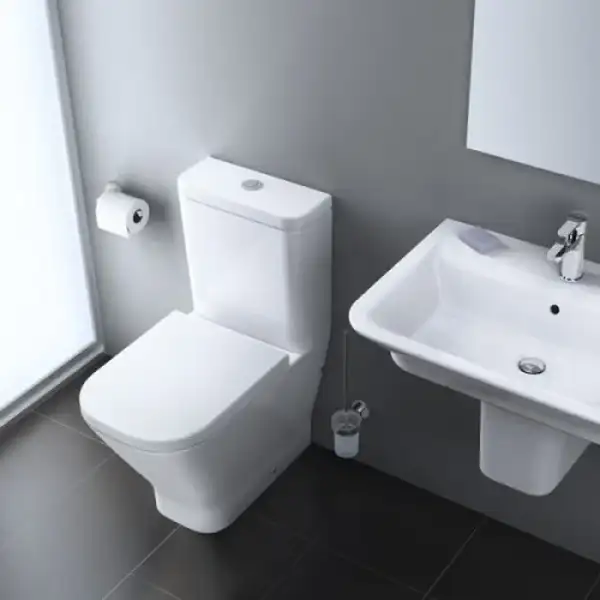 Roca GAP Компакт Унітаз з бачком та сидінням, білий (A34947800W) Roca GAP Компакт Унітаз з бачком та сидінням, білий (A34947800W)