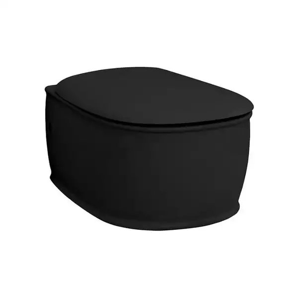 ARTCERAM Унитаз подвесной ArtCeram Azuley с сиденьем Soft Close, чёрный (AZV001 03;00+AZA001 03) фото 1 Aquada.com.ua ARTCERAM Унитаз подвесной ArtCeram Azuley с сиденьем Soft Close, чёрный (AZV001 03;00+AZA001 03) фото 1 Aquada.com.ua