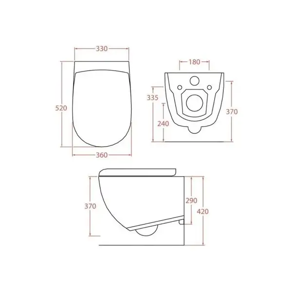 ARTCERAM Унитаз подвесной ArtCeram File 2.0 белый глянец с сиденьем для унитаза Soft Close (FLV001 01; 00 + FLA002 01) фото 7 Aquada.com.ua