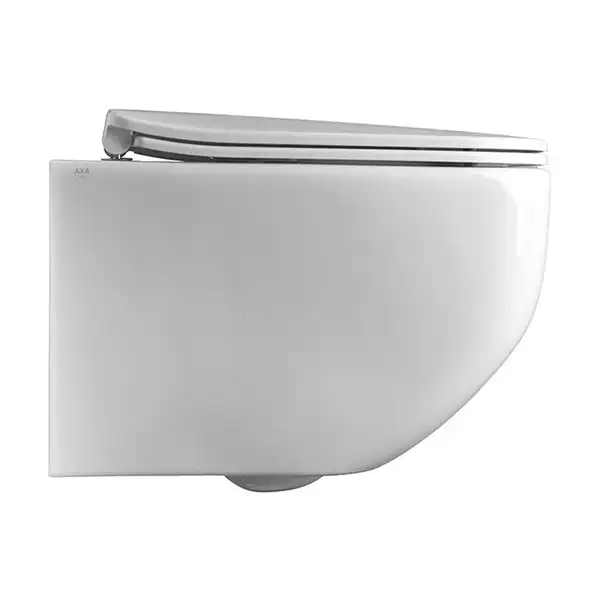 Унитаз подвесной NoRim (безободковый) AXA White Jam, с сиденьем Soft Close (3312701+AF3301) фото 2 Aquada.com.ua Унитаз подвесной NoRim (безободковый) AXA White Jam, с сиденьем Soft Close (3312701+AF3301) фото 2 Aquada.com.ua