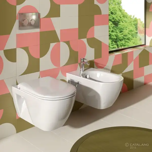 Унитаз подвесной Catalano Sfera Eco c сиденьем Soft Close (1VSF54RECO0+5ZECOF00) фото 2 Aquada.com.ua