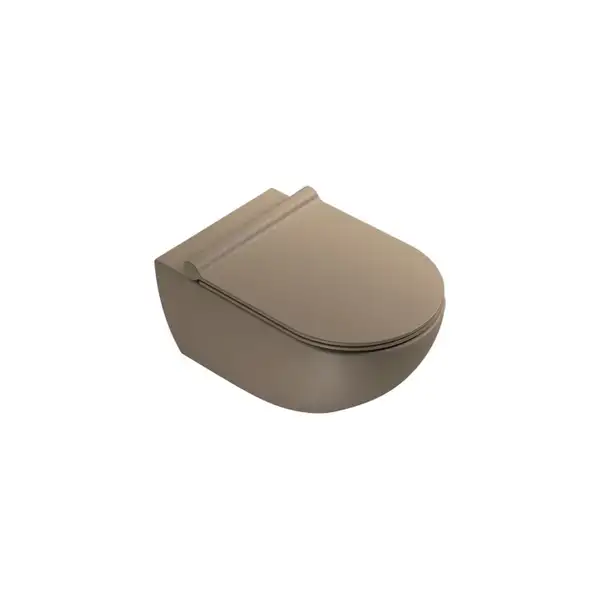 Унитаз подвесной Catalano Sfera с сиденьем Soft Closе, коричневый матовый (1VSF54RMS + 5SCSTPMS) фото 1 Aquada.com.ua Унитаз подвесной Catalano Sfera с сиденьем Soft Closе, коричневый матовый (1VSF54RMS + 5SCSTPMS) фото 1 Aquada.com.ua