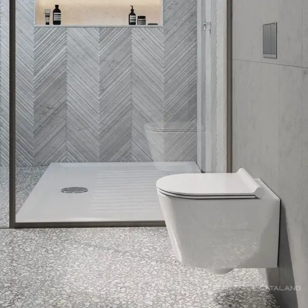 Унитаз подвесной Catalano New Zero с сиденьем Soft Close Plus (ободковый) (1VSV45N00+5V45STP00) фото 2 Aquada.com.ua
