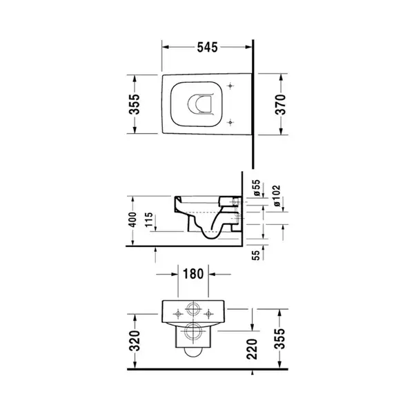 Унитаз подвесной Duravit Vero с сиденьем Soft Close (2217090064+0067690000) фото 4 Aquada.com.ua Унитаз подвесной Duravit Vero с сиденьем Soft Close (2217090064+0067690000) фото 4 Aquada.com.ua