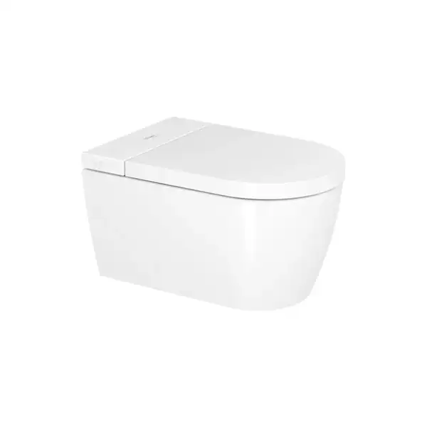 Унитаз-биде Rimless (безободковый) Duravit Me by Starck с сиденьем SensoWash® Starck Plus (2510092000+612000012000320) фото 1 Aquada.com.ua Унитаз-биде Rimless (безободковый) Duravit Me by Starck с сиденьем SensoWash® Starck Plus (2510092000+612000012000320) фото 1 Aquada.com.ua