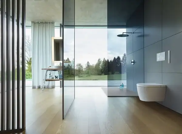 Унитаз-биде Rimless (безободковый) Duravit Me by Starck с сиденьем SensoWash® Starck Plus (2510092000+612000012000320) фото 3 Aquada.com.ua Унитаз-биде Rimless (безободковый) Duravit Me by Starck с сиденьем SensoWash® Starck Plus (2510092000+612000012000320) фото 3 Aquada.com.ua