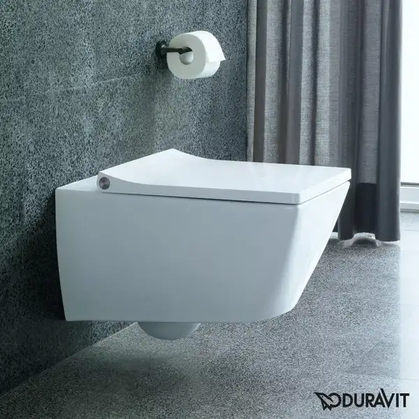 Унитаз подвесной Duravit Viu Rimless (безободковый), с сиденьем Soft Close (2511090000+0021190000) фото 3 Aquada.com.ua Унитаз подвесной Duravit Viu Rimless (безободковый), с сиденьем Soft Close (2511090000+0021190000) фото 3 Aquada.com.ua