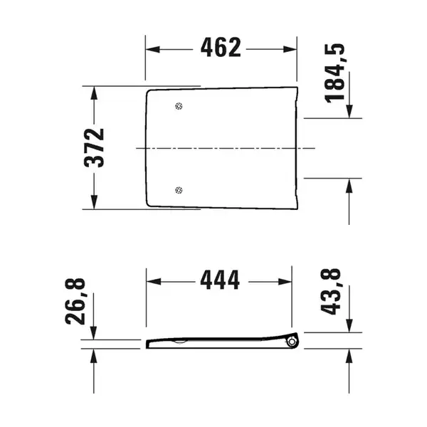 Унитаз подвесной Duravit Viu Rimless (безободковый), с сиденьем Soft Close (2511090000+0021190000) фото 6 Aquada.com.ua Унитаз подвесной Duravit Viu Rimless (безободковый), с сиденьем Soft Close (2511090000+0021190000) фото 6 Aquada.com.ua