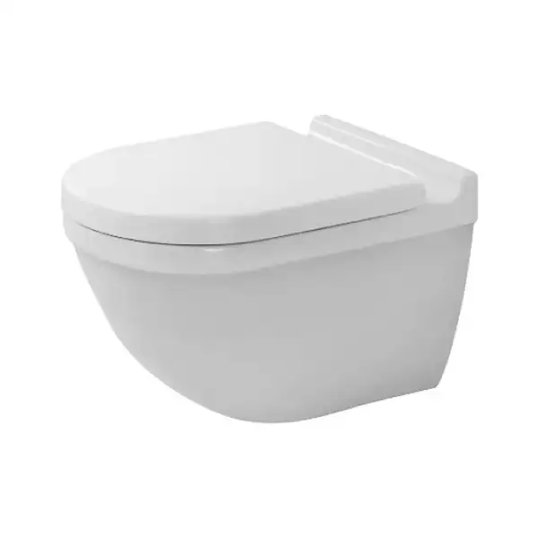 DURAVIT STARCK 3 унитаз подвесной 36*54см, Rimless, вкл. крепления Durafix (2527090000) фото 1 Aquada.com.ua