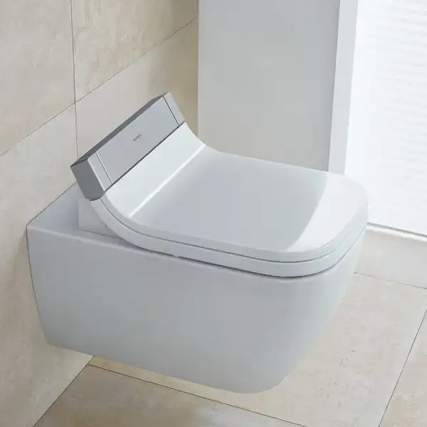 Унитаз подвесной Duravit Happy D.2 с сиденьем SensoWash (2550590000+610300002000300) фото 2 Aquada.com.ua