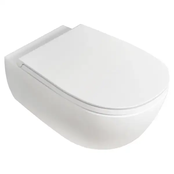 Подвесной унитаз Flaminia IO белый с крышкой SoftClose Slim белый (IO118G + IOCW07) фото 1 Aquada.com.ua