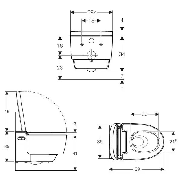 Унитаз подвесной Geberit AquaClean Mera Comfort хром (146.214.21.1) фото 10 Aquada.com.ua Унитаз подвесной Geberit AquaClean Mera Comfort хром (146.214.21.1) фото 10 Aquada.com.ua