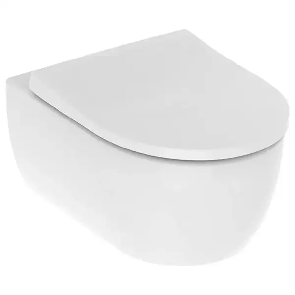 Унитаз подвесной Rimfree (безободковий) Geberit Icon, с сиденьем Soft Close (500.784.01.1) фото 1 Aquada.com.ua Унитаз подвесной Rimfree (безободковий) Geberit Icon, с сиденьем Soft Close (500.784.01.1) фото 1 Aquada.com.ua